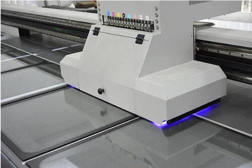 UV Printing: a printing technique that uses UV lighting to dry specialized ink onto the material of your choosing.